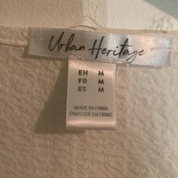 White wrap shirt , sheer material - Picture 5 of 5